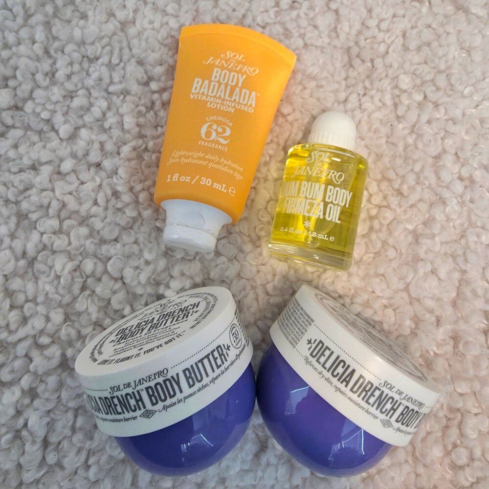 Sol de Janeiro Delicia Drench Body Butter, Firmeza Oil and Body Badalada
